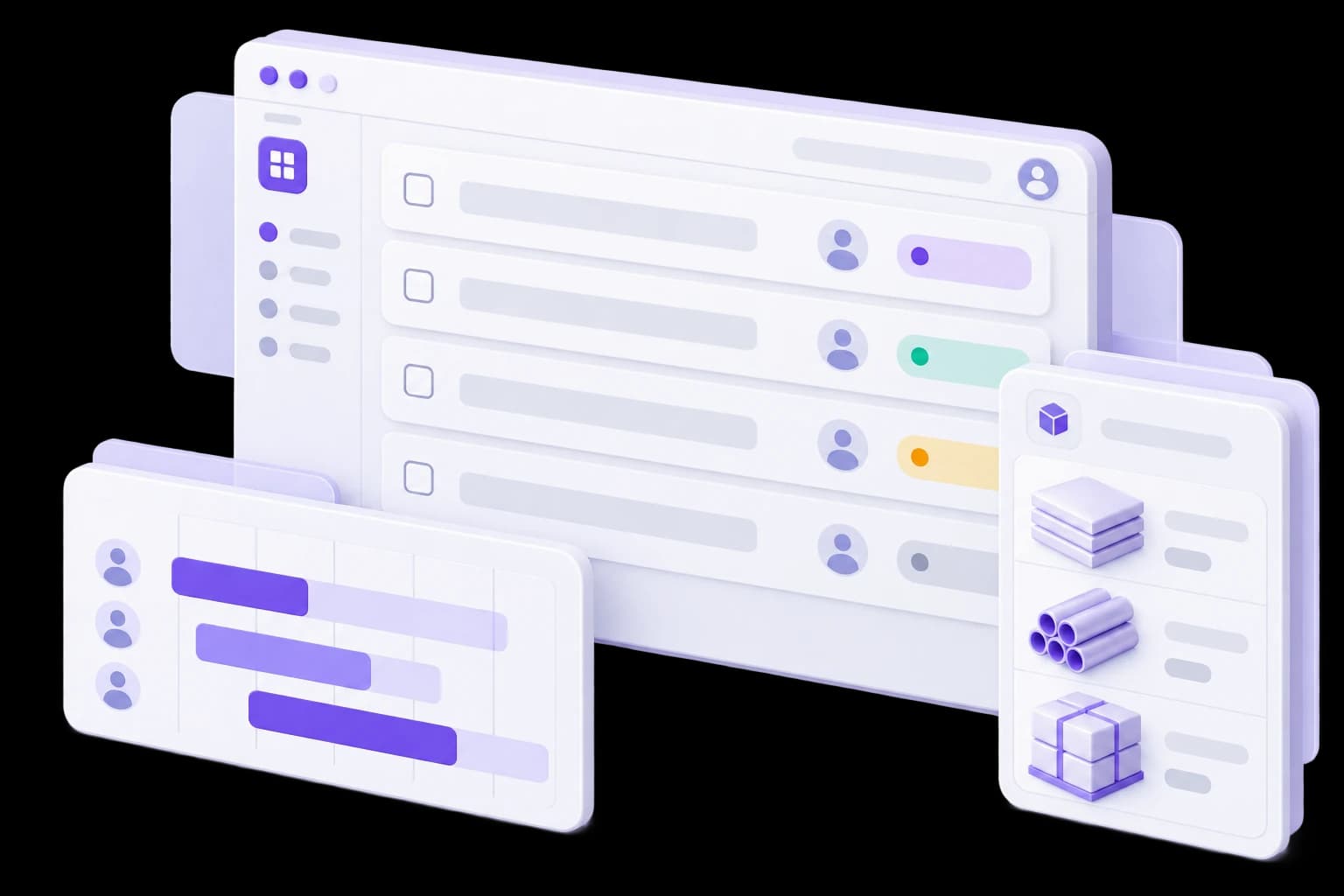 Operations console with tasks, planning and resources