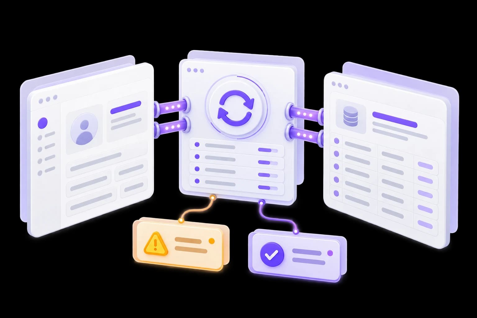 Data exchange between CRM and accounting
