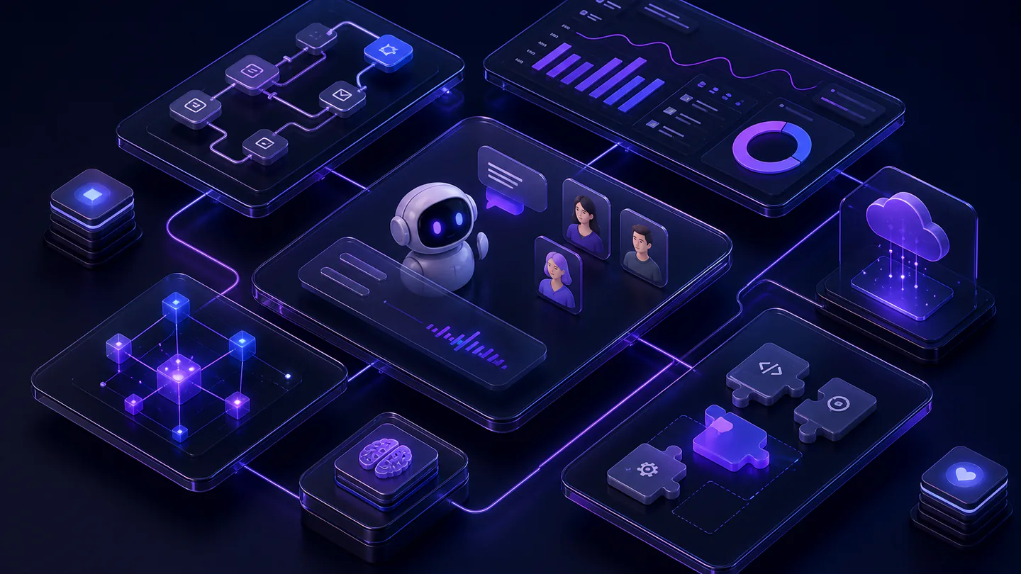 AI assistants, automated workflows, dashboards, and system integrations