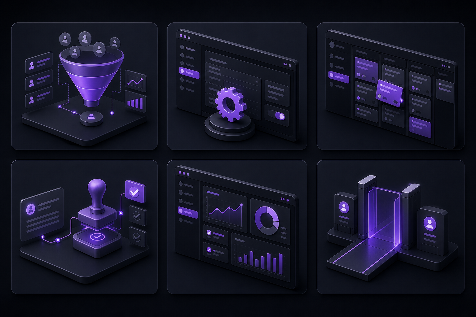 CRM, admin panels, projects, approvals, dashboards, portals, inventory, and multi-role platforms