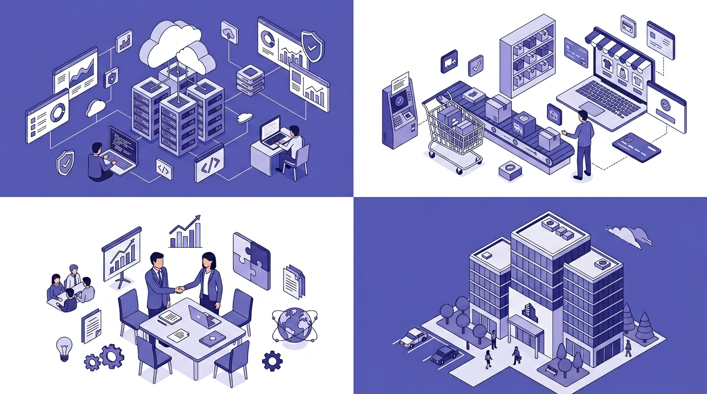 Custom CRM use cases across SaaS, e-commerce, services, and enterprise teams