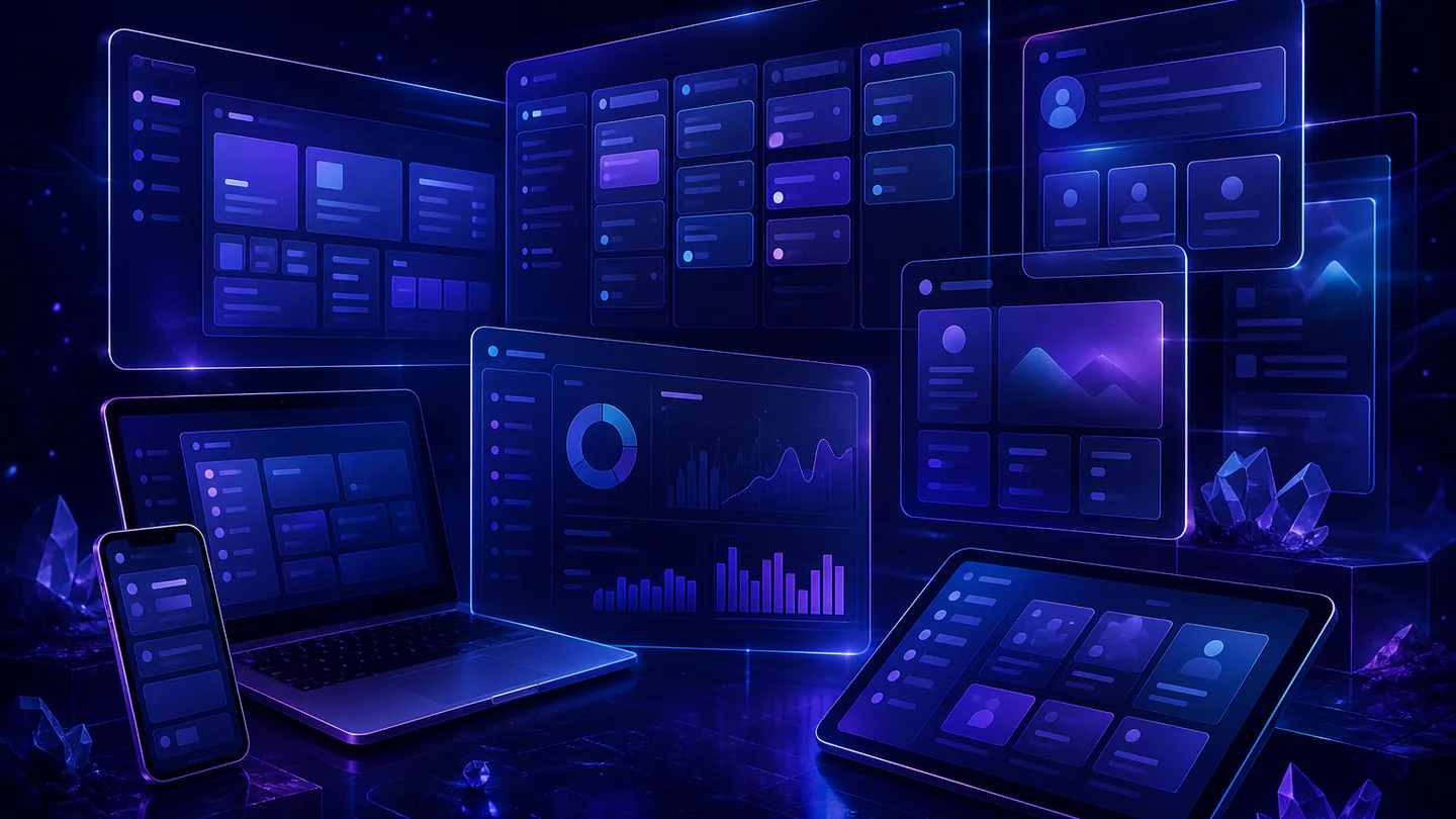 Admin panels, SaaS platforms, internal tools, and analytics dashboards